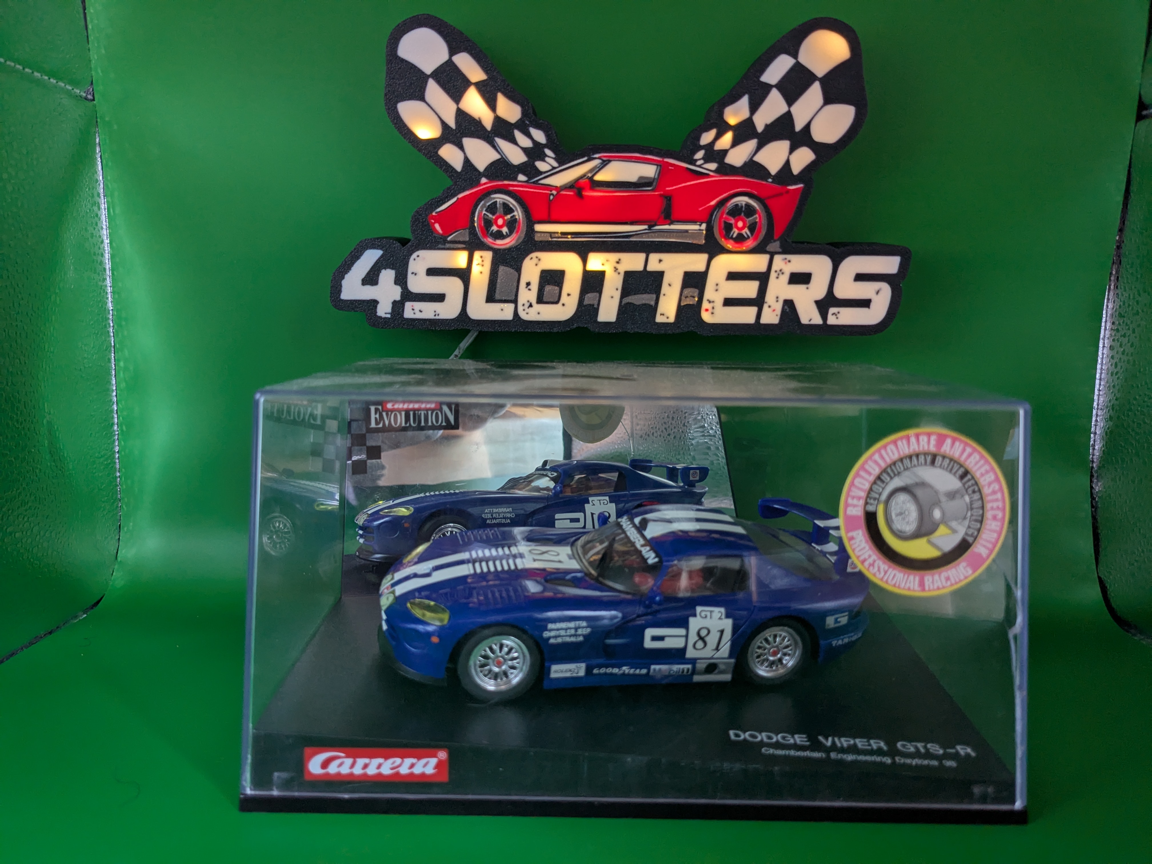 Carrera Evo Dodge Viper #81 Chamberlain Engineering *USED*