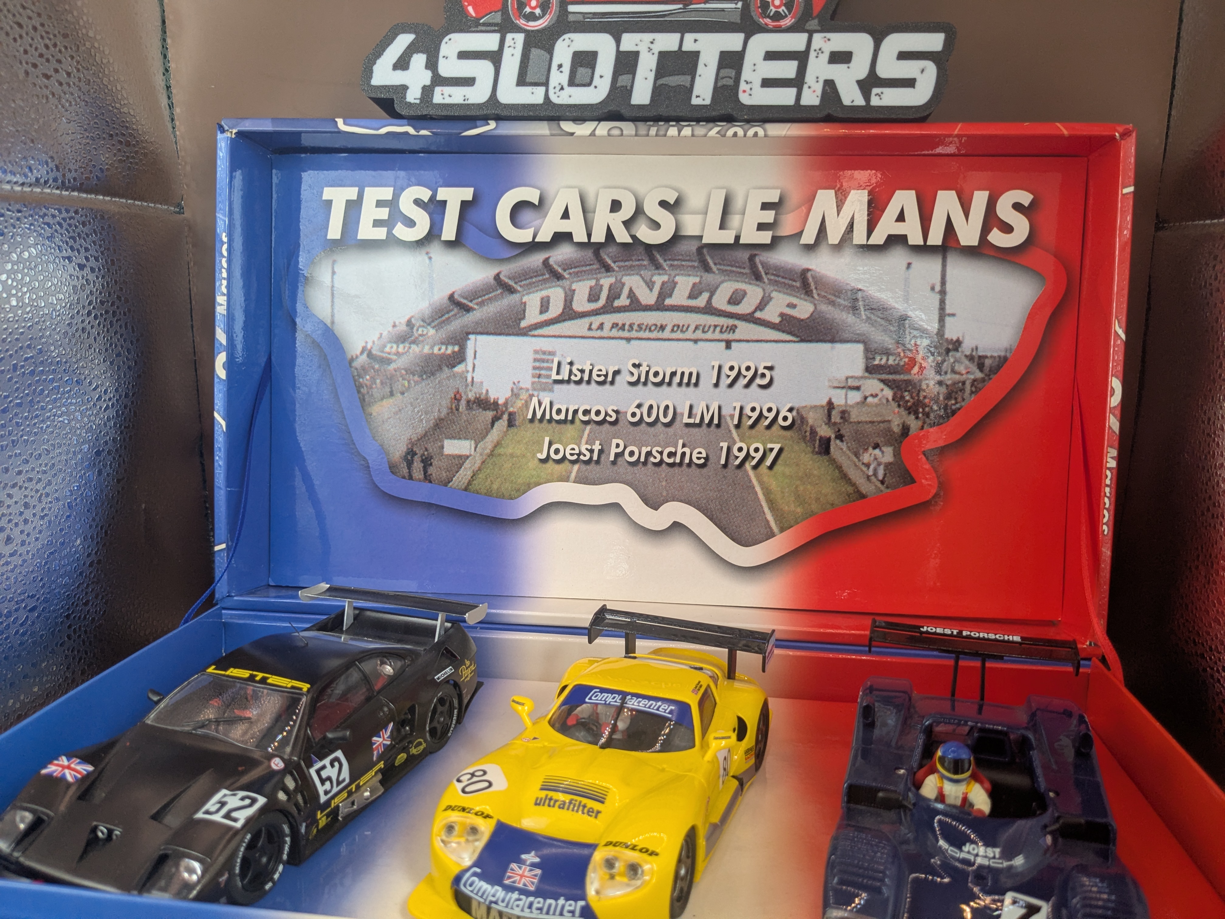 Fly Set Lister Storm , Marcos LM, Joest Porsche Test Cars Le Mans 1995/96/97