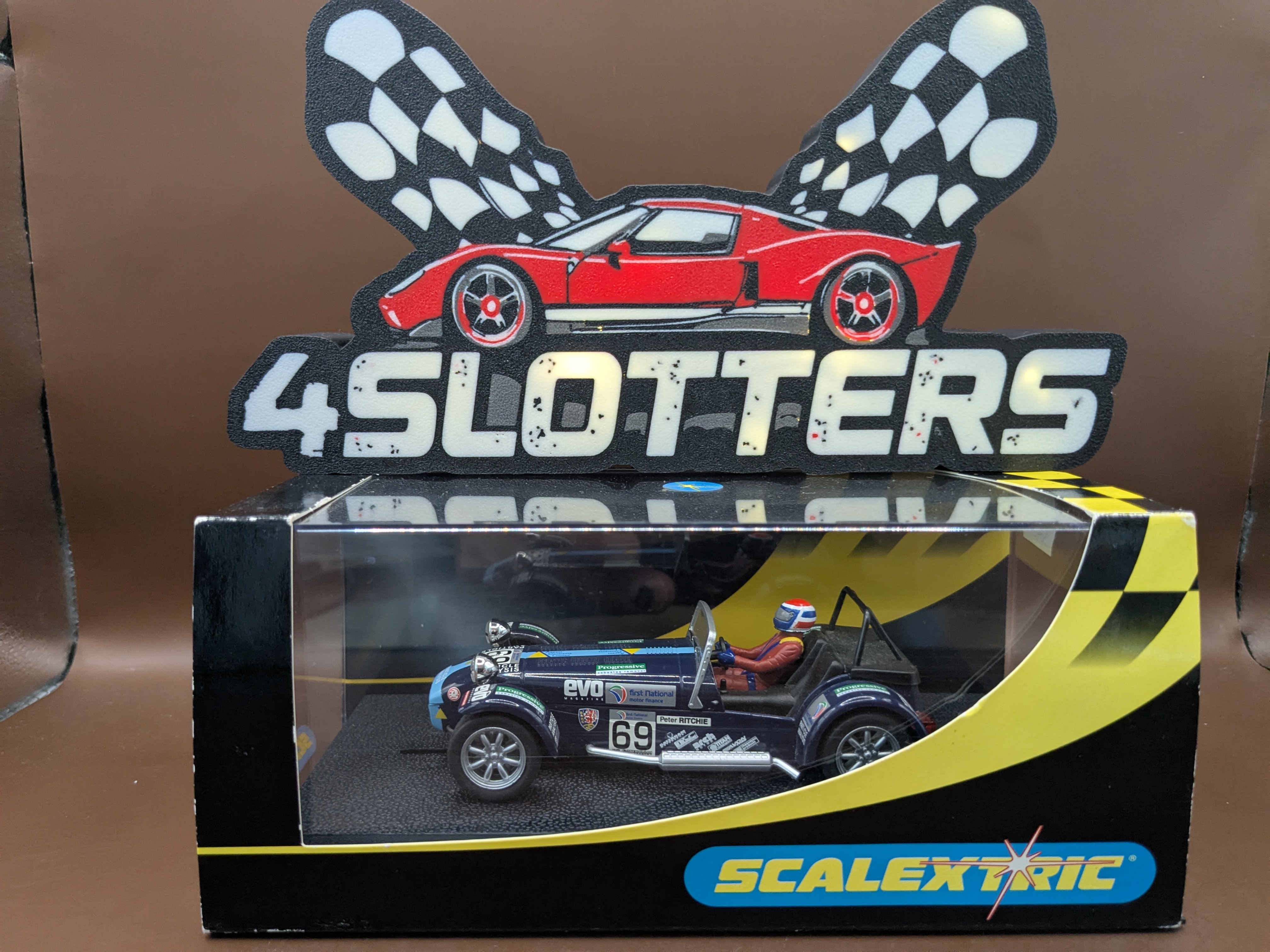 Scalextric Caterham 7 #69 Peter Ritchie Racing