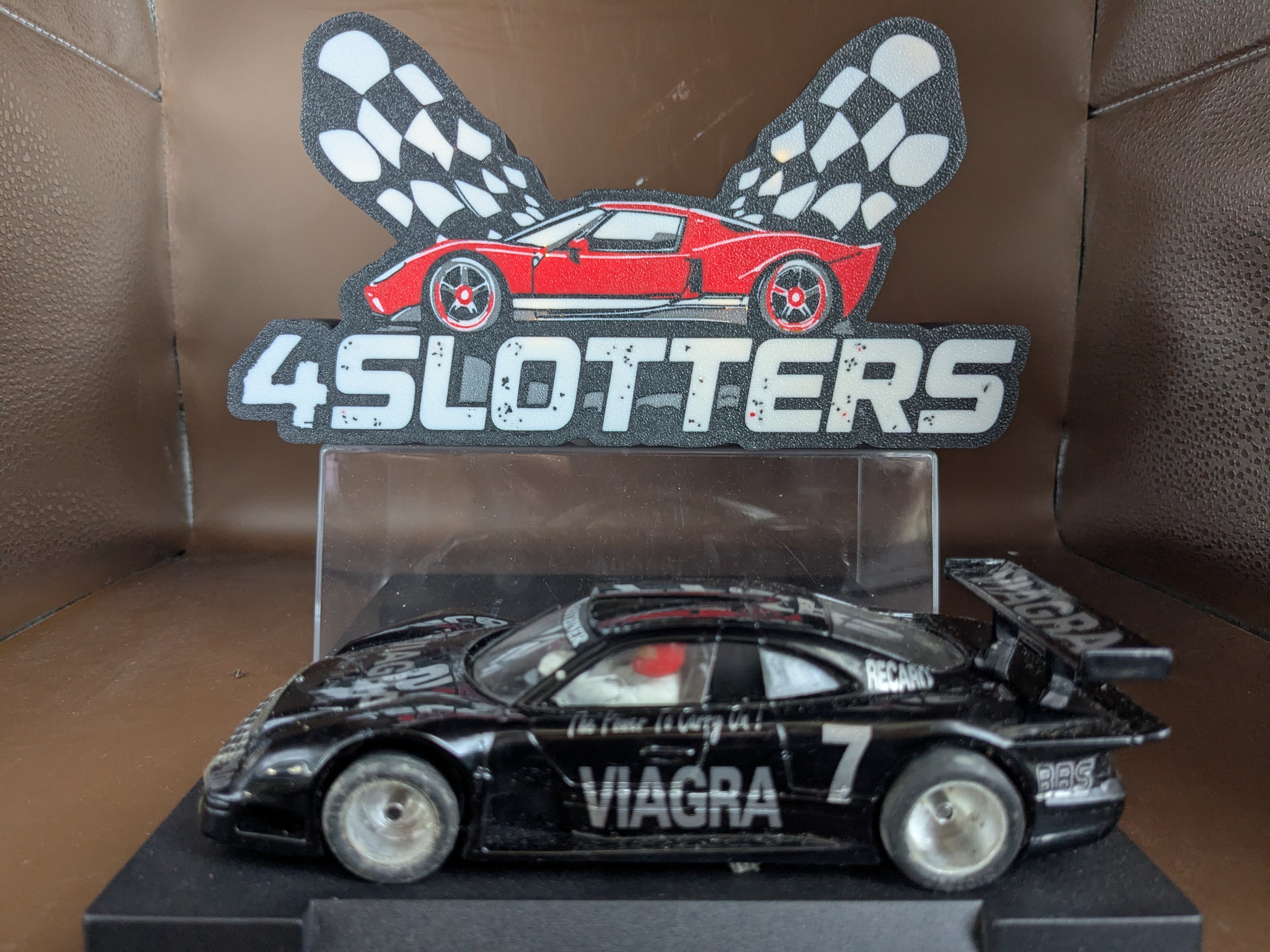 Ninco Mercedes CLK GTR Customised Viagra *USED*