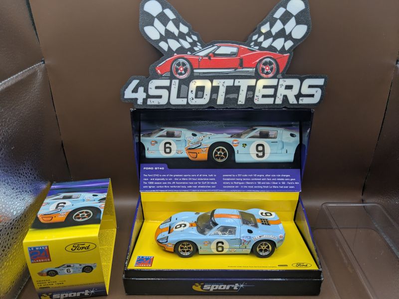 Scalextric Ford GT40 MK2 #6 JW Automotive Gulf Le Mans 1966 *USED*