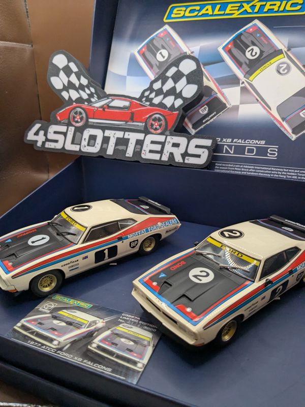 Scalextric Ford XB Falcon #1,2 Legends Oran Park ATCC 1977