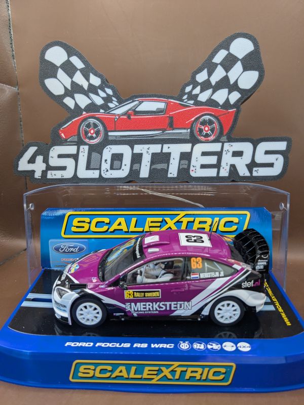 Scalextric Ford Focus RS WRC #63 Rally Sweden 2010
